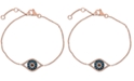 EFFY Collection Gift by EFFY&reg; Diamond Evil Eye Bracelet (1/3 ct. t.w.) in 14k Rose Gold